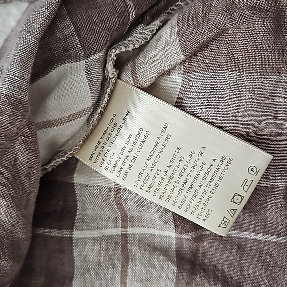 Free People We The Free Summer Serenade Linen Top NWOT - Picture 4 of 10